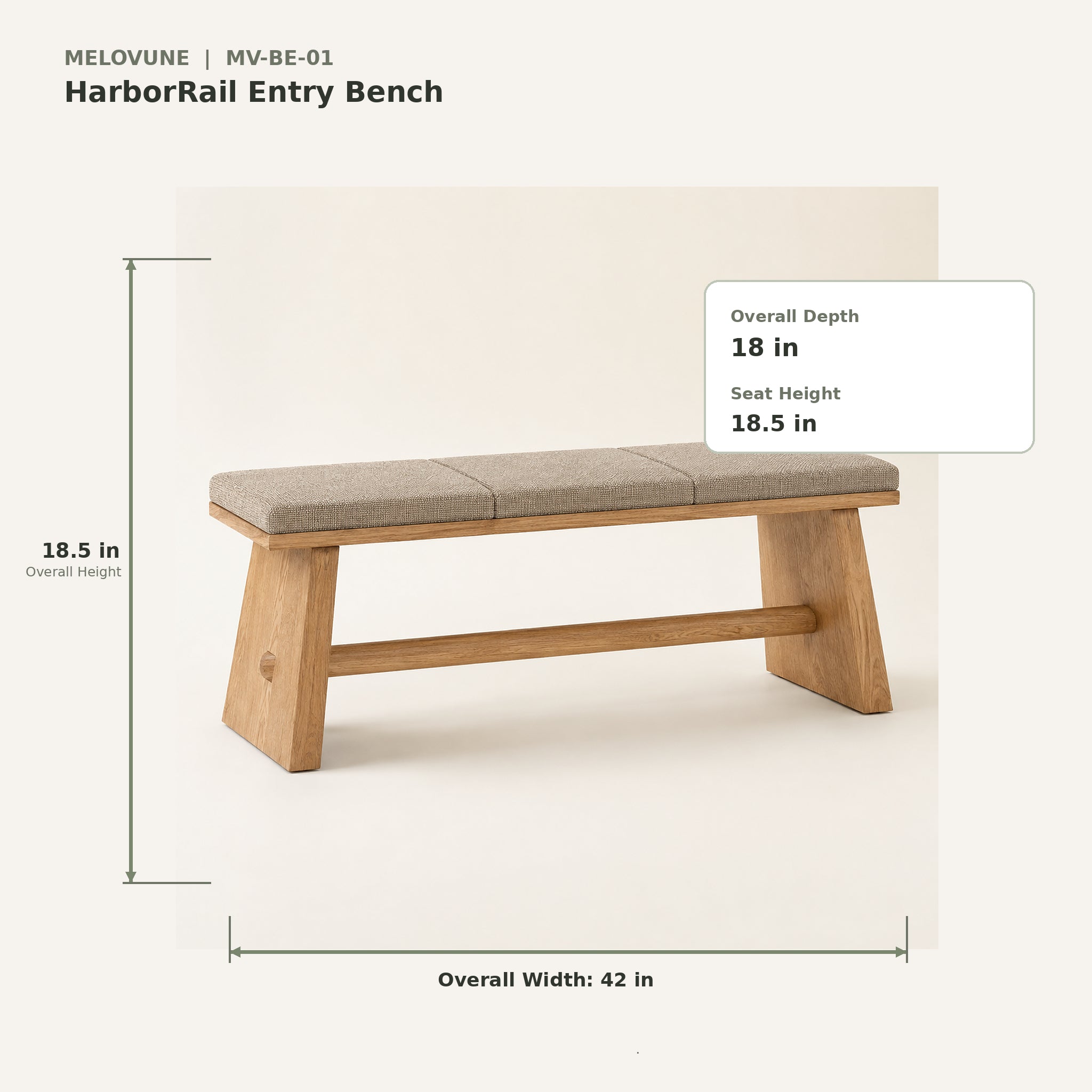 HarborRail Entry Bench