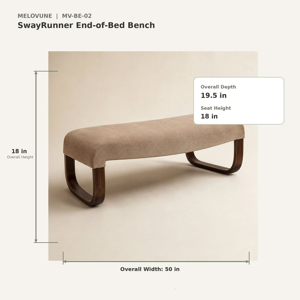 SwayRunner End-of-Bed Bench