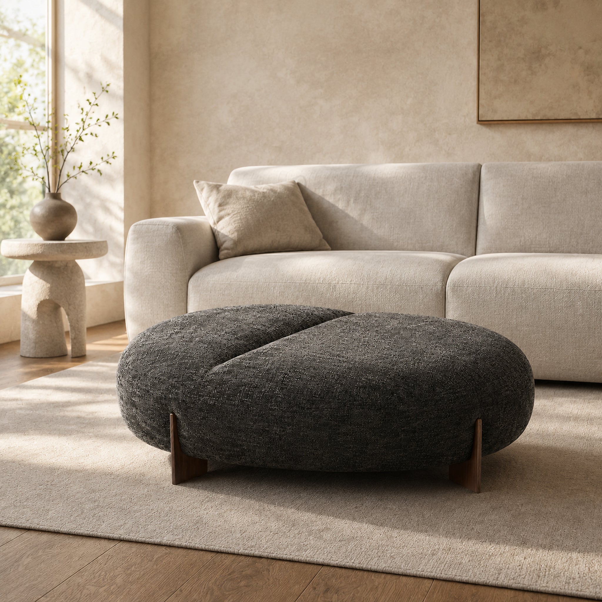 ValeFin Low Accent Ottoman