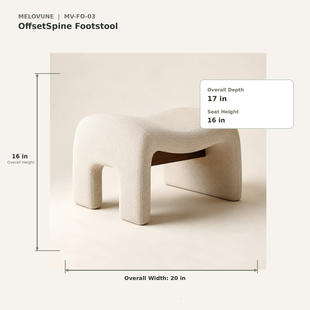 OffsetSpine Footstool
