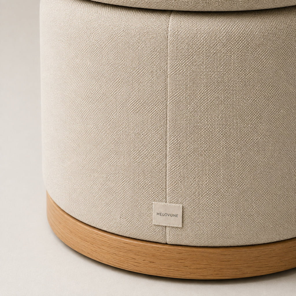 PivotCove Pivot-Top Storage Ottoman