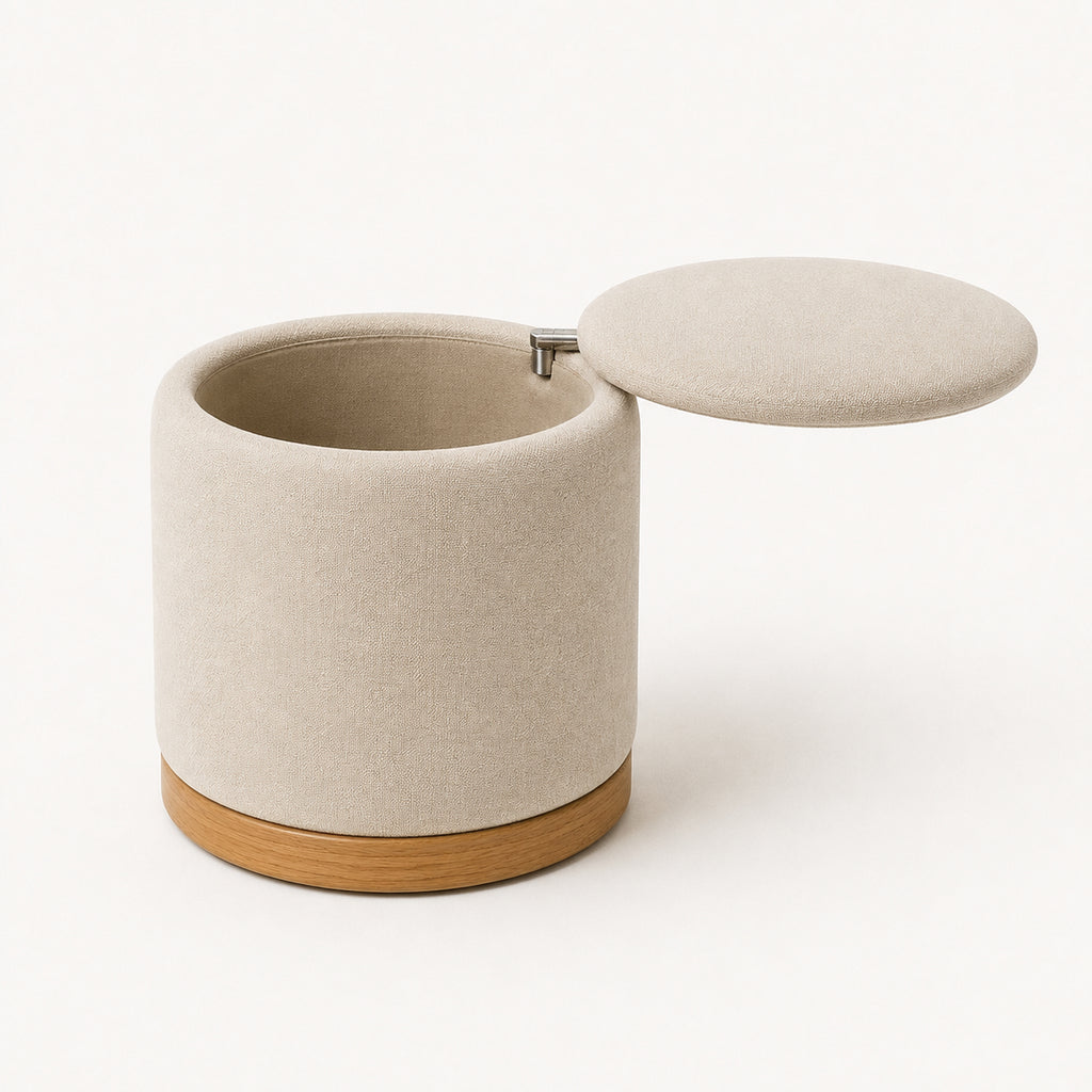 PivotCove Pivot-Top Storage Ottoman