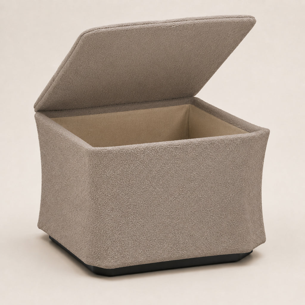 CornerVeil Corner-Lift Storage Ottoman