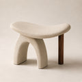 SaddleGate Asymmetric-Arch Vanity Stool